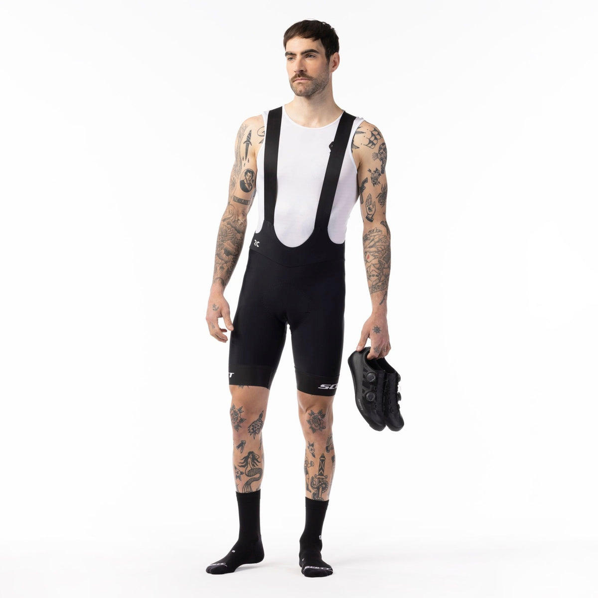 Culote Corto Tirantes Scott RC Pro +++ Hombre Black/White #3