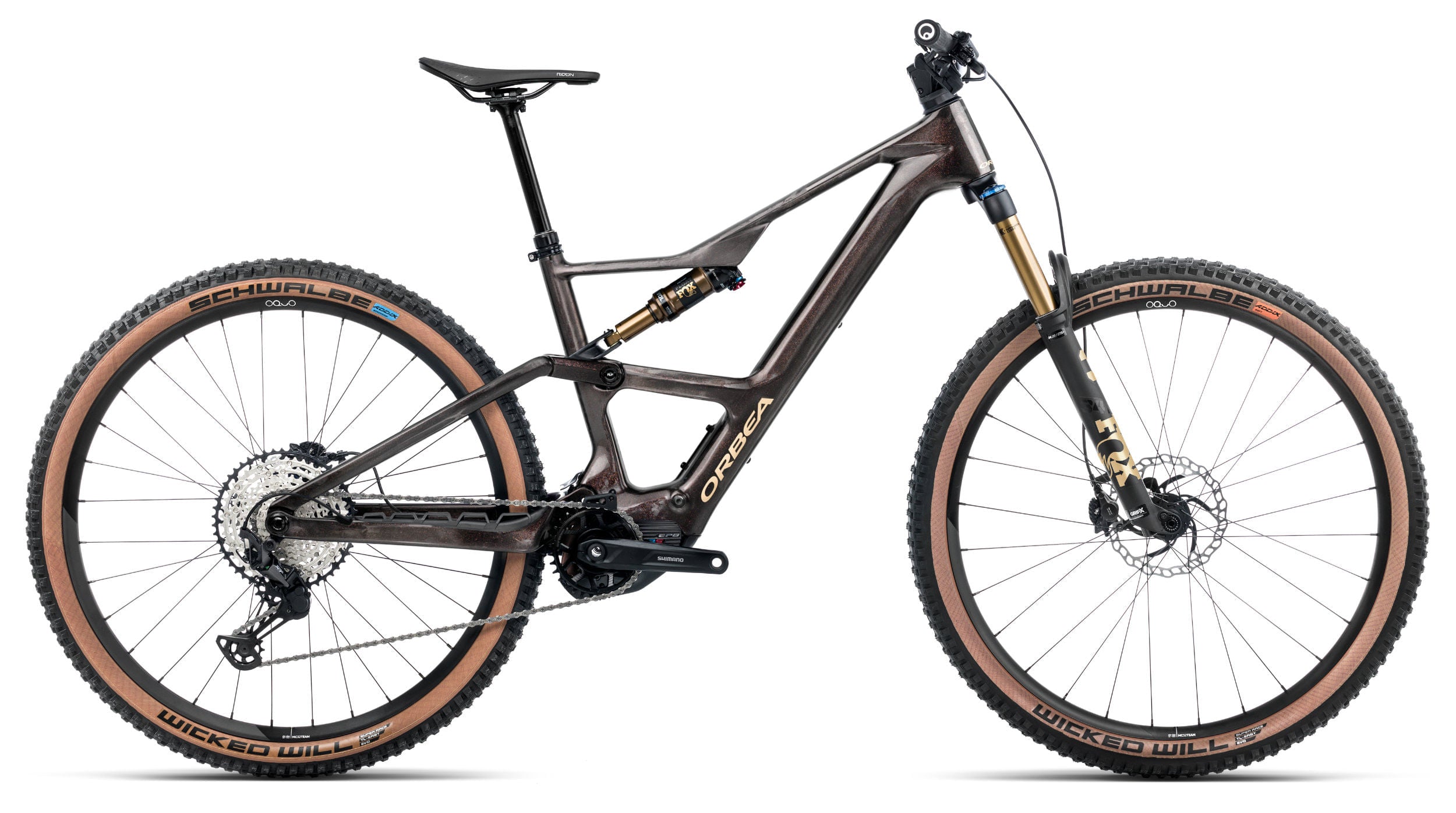 Orbea Rise Sl M10 630w 2025 Cosmic Carbon View/Golden Sand Gloss