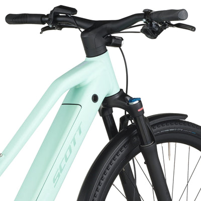 Bicicletas Eléctricas eUrbanas Scott Passage 10 Belt Slope 2026 Mint Green #7