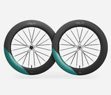 Oquo Road Wheelset RA80LTD CS Sram XDR Metallic Jade Matt