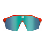 Koo Alibi Sunglasses Orange Matt/Green