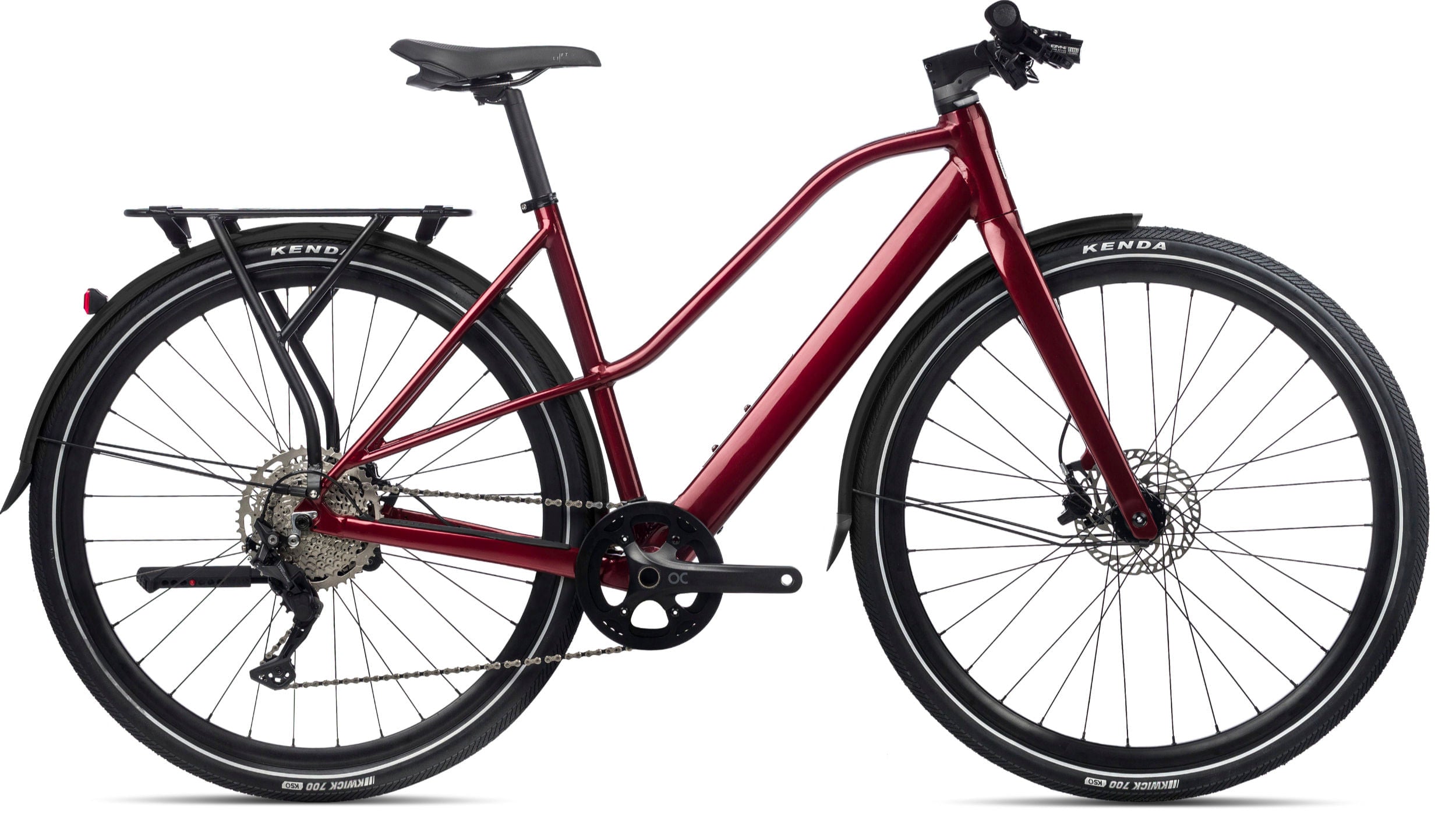 Orbea Vibe Mid H30 Eq 2023 Metallic Dark Red Gloss