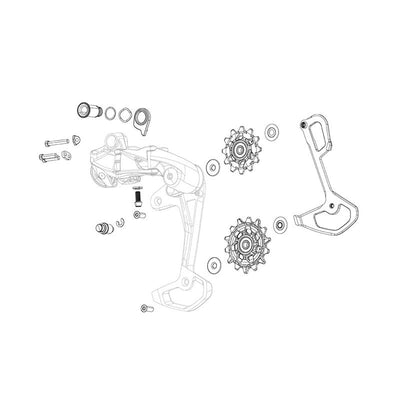 Kit Tornillos Cambio Sram Force Wide eTap AXS