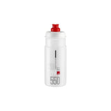 Water Bottle Elite Jet Transparent Logo Red