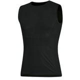 Biotex Seamless Windproof Sleeveless Base Layer Shirt Black